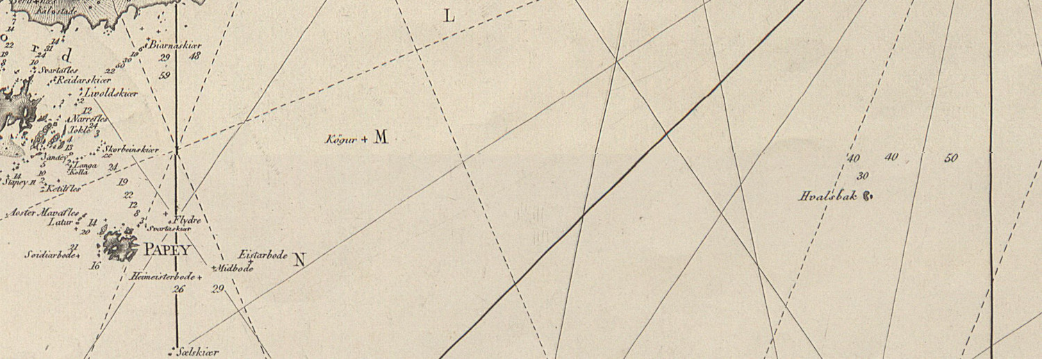 Hvalsbakur er greinilegur á Austfjarðakorti hinna síðari landmælinga sem gefið var út 1824. Hvalsbakur er greinilegur á Austfjarðakorti hinna síðari landmælinga sem gefið var út 1824.